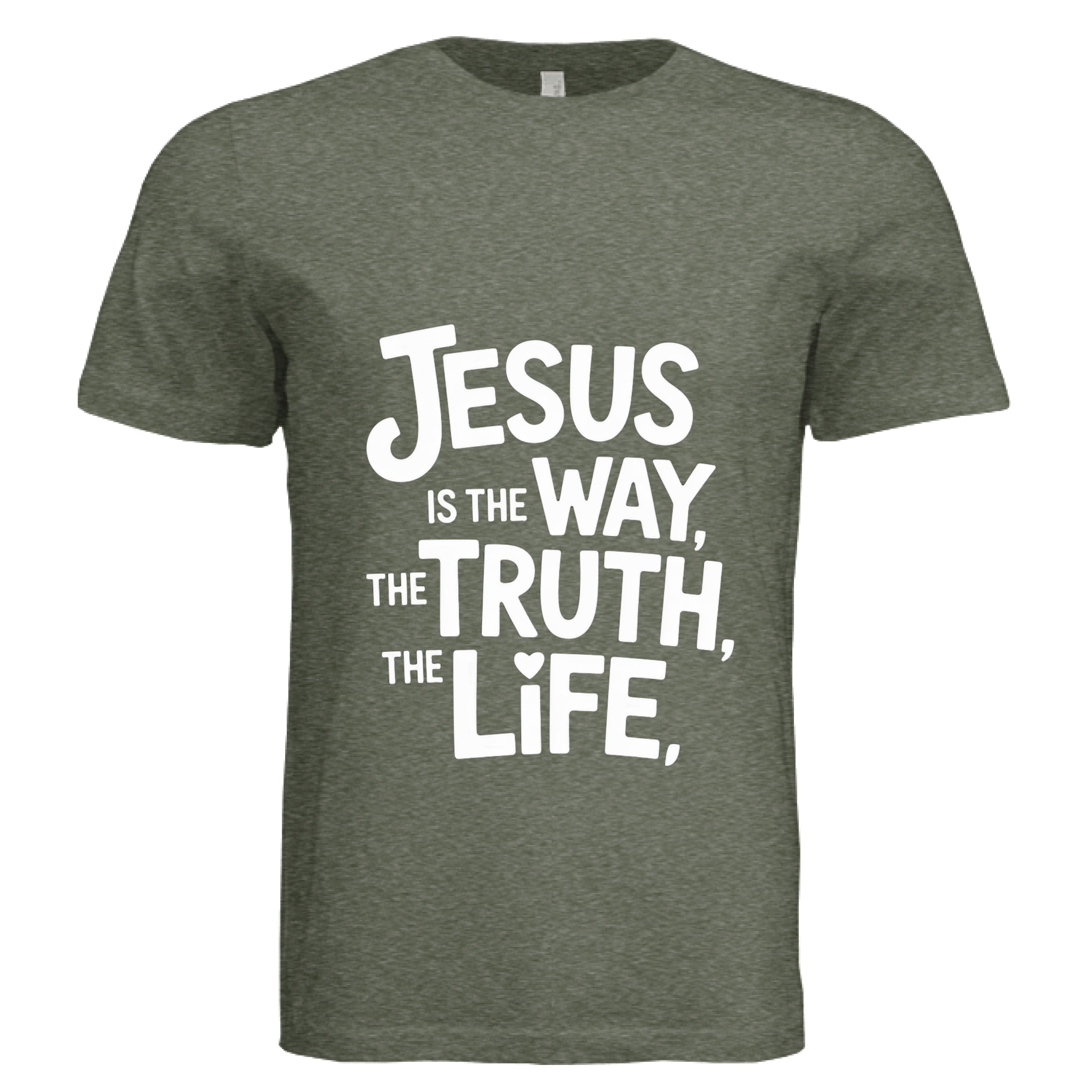 Military Green Triblend - FRONT