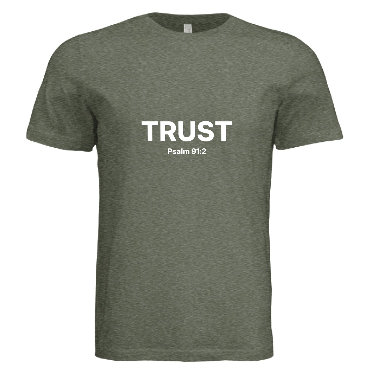 Military Green Triblend - FRONT