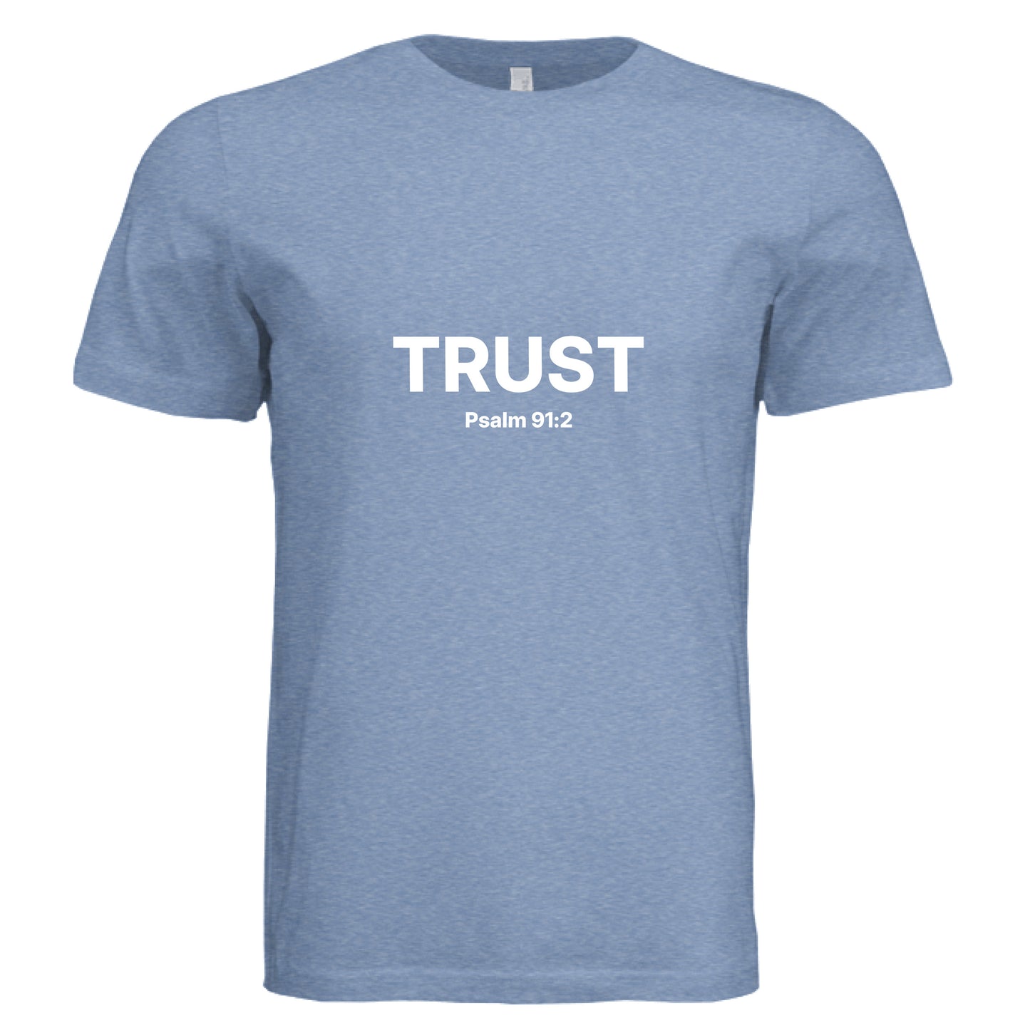 Solid Blue Triblend - FRONT