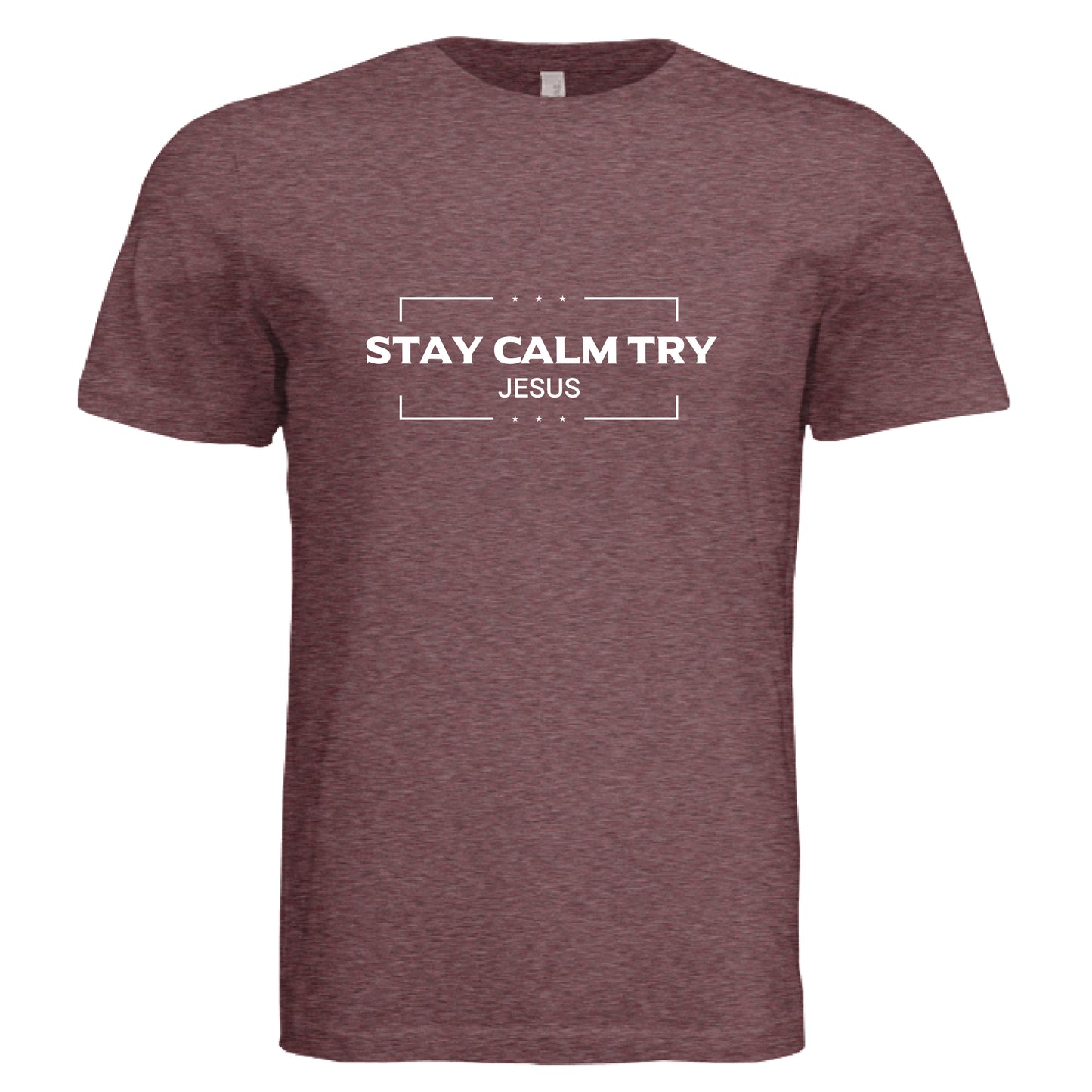 MAROON TRIBLEND - FRONT