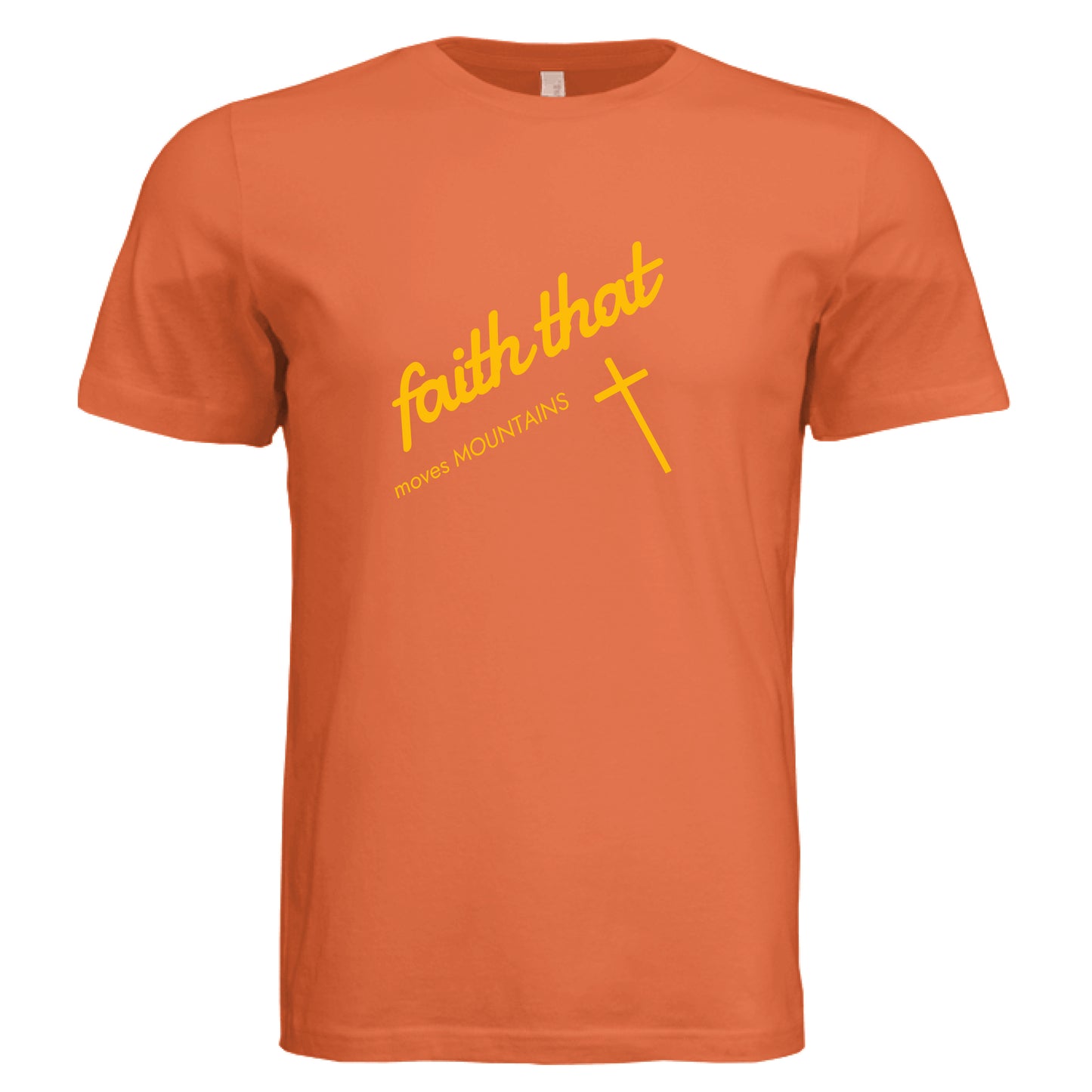 Solid Orange Triblend - FRONT
