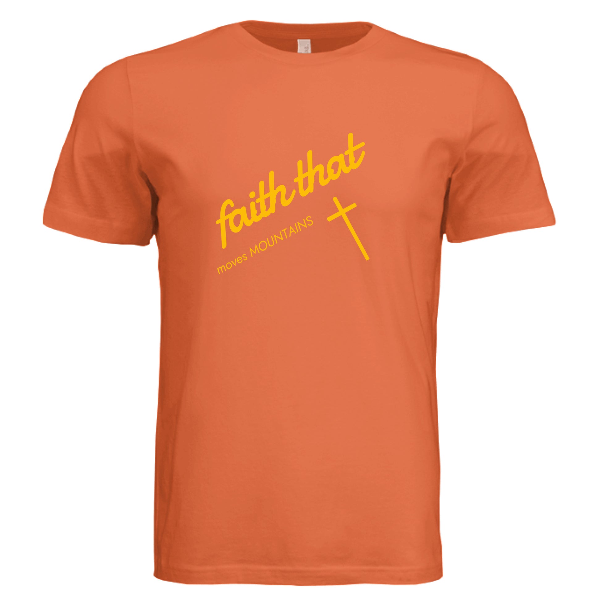 Solid Orange Triblend - FRONT